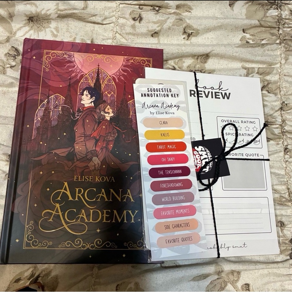 Arcana Academy by Elise Kova (2025, Hardcover) Special Sign Edition